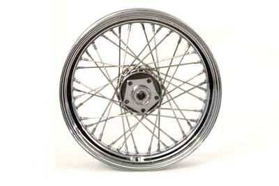 V-Twin 16 inch x 3.50 inch Replica Front or Rear Spoke Wheel - 52-1094