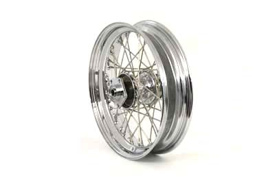 V-Twin 16 inch x 3.50 inch Replica Front or Rear Spoke Wheel - 52-1094