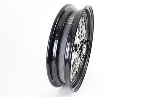 V-Twin 16 inch x 3.00 inch Replica Front or Rear Spoke Wheel - 52-1275