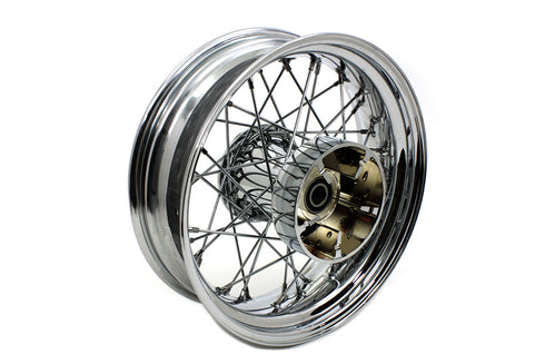 V-Twin 16 inch x 5.00 inch Replica Rear Spoke Wheel - 52-1289