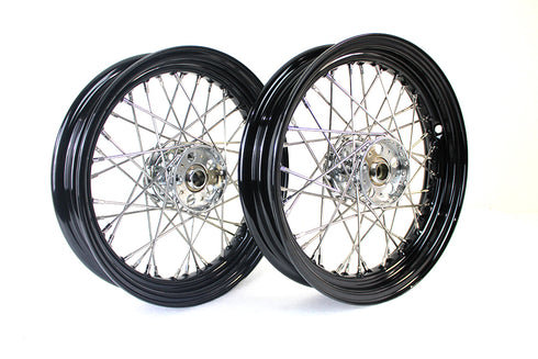 V-Twin 16 inch x 3.00 inch Servi-Car Rear Wheel Set - 52-1871