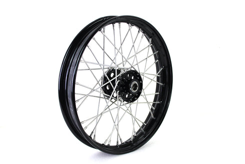 V-Twin 18 inch x 2.5 Replica F-H Trog Style Star Hub Wheel - 52-1935