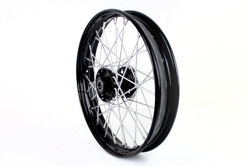 V-Twin 18 inch x 2.5 Replica F-H Trog Style Star Hub Wheel - 52-1936