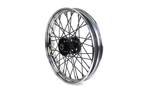 V-Twin 18 inch x 2.5 Replica F-H Trog Style Star Hub Wheel - 52-1937