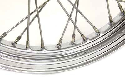 V-Twin 19 inch x 2.5 inch Replica Front Spoke Wheel - 52-2001