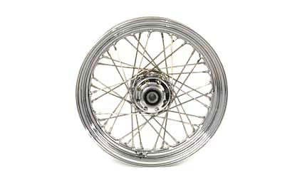 V-Twin 16 inch x 3.00 inch Replica Front Spoke Wheel - 52-2007