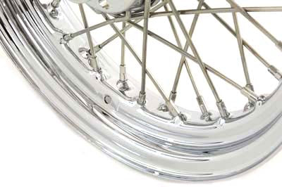 V-Twin 16 inch x 3.00 inch Replica Front Spoke Wheel - 52-2007