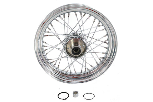 V-Twin 16 inch x 3.00 inch Replica Front Spoke Wheel - 52-2019