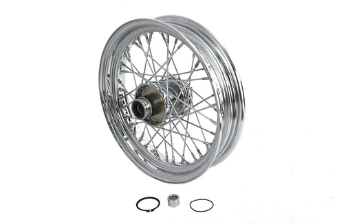 V-Twin 16 inch x 3.00 inch Replica Front Spoke Wheel - 52-2019