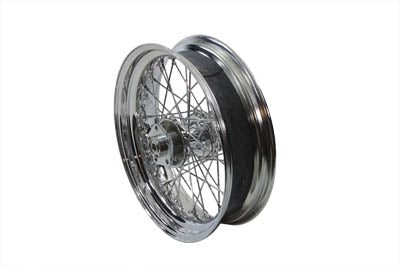 V-Twin 17 inch x 4.5 inch Replica Rear Spoke Wheel - 52-2034