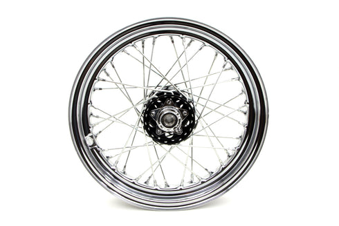 V-Twin 16 inch x 3.00 inch Replica Front or Rear Spoke Wheel - 52-2046