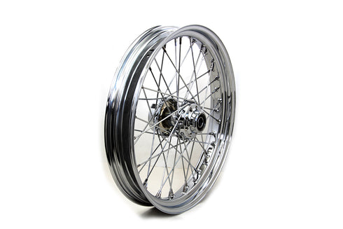 V-Twin 21 inch x 3.25 inch Front Spoke Wheel Chrome - 52-2056