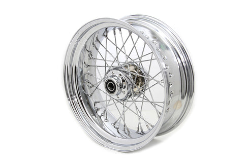 V-Twin 17 inch x 6.00 inch Rear Wheel Chrome - 52-2058
