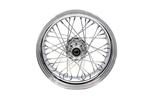 V-Twin 17 inch x 6.00 inch Rear Wheel Chrome - 52-2058