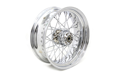V-Twin 17 inch x 6.00 inch Rear Wheel Chrome - 52-2058