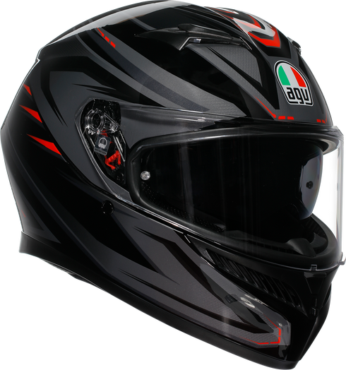 AGV K3 Helmet - Syth - Black/Red - Medium 2118381004-021-M