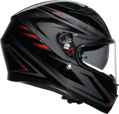 AGV K3 Helmet - Syth - Black/Red - Small 2118381004-021-S