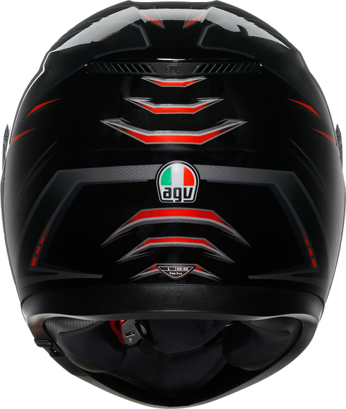 AGV K3 Helmet - Syth - Black/Red - Small 2118381004-021-S