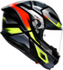 AGV K6 S Helmet - Erazer - Black/Red/Yellow Fluo - Large 2118395002-026-L