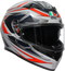AGV K3 Helmet - Space - Matte White/Red Fluo - Large 2118381004-020-L