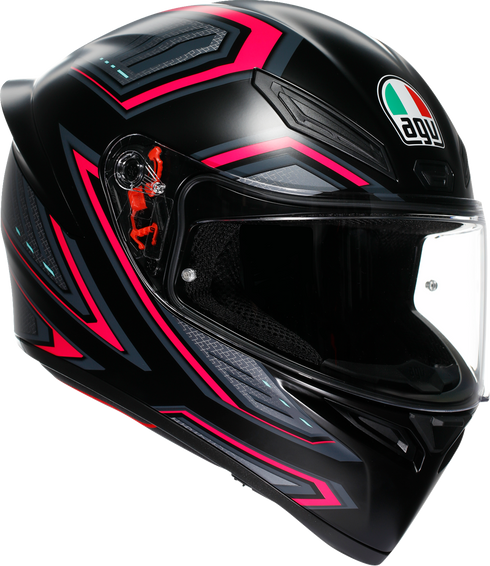 AGV K1 S Helmet - Sling - Matte Black/Pink - XL 2118394003-063-XL