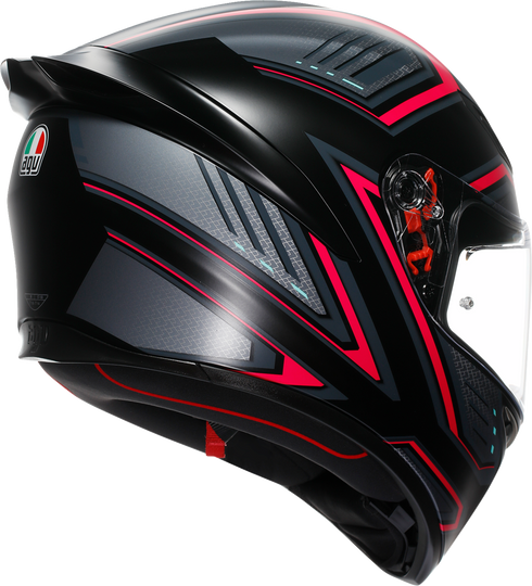 AGV K1 S Helmet - Sling - Matte Black/Pink - 2XL 2118394003-063-XXL