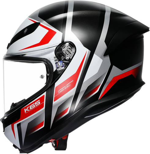 AGV K6 S Helmet - Karve - Matte Black/White/Red - XL 2118395002-025-XL