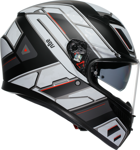 AGV K3 Helmet - Rivia - Matte Black/White - Small 2118381004-019-S
