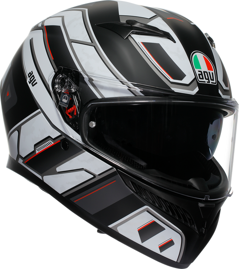 AGV K3 Helmet - Rivia - Matte Black/White - XL 2118381004-019-XL