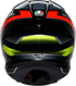 AGV K6 S Helmet - Erazer - Black/Red/Yellow Fluo - Medium 2118395002-026-M