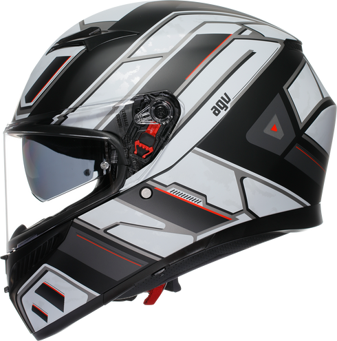 AGV K3 Helmet - Rivia - Matte Black/White - 2XL 2118381004-019-XXL