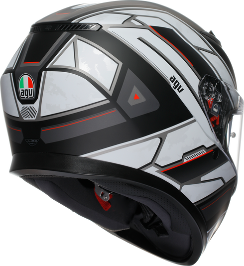 AGV K3 Helmet - Rivia - Matte Black/White - Small 2118381004-019-S