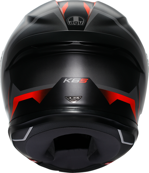 AGV K6 S Helmet - Karve - Matte Black/Gray/Red - Large 2118395002-024-L