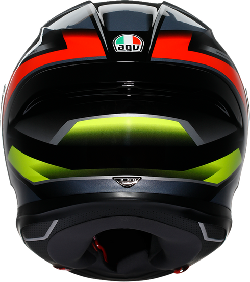 AGV K6 S Helmet - Erazer - Black/Red/Yellow Fluo - XL 2118395002-026-XL