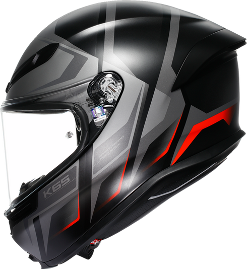 AGV K6 S Helmet - Karve - Matte Black/Gray/Red - XL 2118395002-024-XL