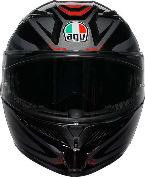 AGV K3 Helmet - Syth - Black/Red - 2XL 2118381004-021-XXL
