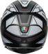 AGV K3 Helmet - Rivia - Matte Black/White - Small 2118381004-019-S