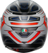 AGV K3 Helmet - Space - Matte White/Red Fluo - Small 2118381004-020-S