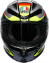 AGV K6 S Helmet - Erazer - Black/Red/Yellow Fluo - Large 2118395002-026-L