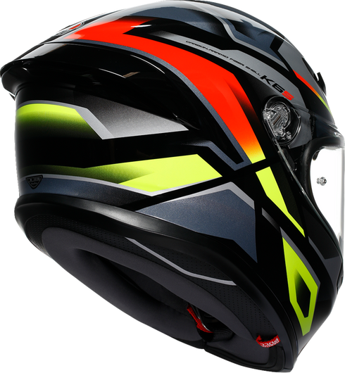 AGV K6 S Helmet - Erazer - Black/Red/Yellow Fluo - 2XL 2118395002-026-XXL