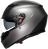 AGV K3 Helmet - Mono - Matte Luna Gray - Large 2118381004-023-L