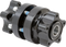 ARLEN NESS Hub - Cartridge - Front/Dual Disc - Black - Softail Low Rider S/ST/El Diablo 71-652