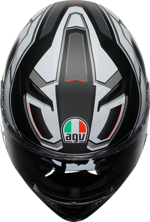 AGV K3 Helmet - Rivia - Matte Black/White - Small 2118381004-019-S