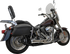 BASSANI XHAUST 2-into-1 Ripper Exhaust System - Short - Chrome - Twin Cam Softails 1S6C