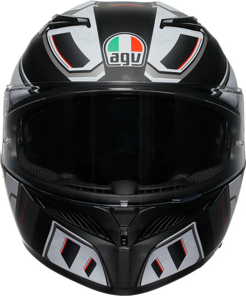 AGV K3 Helmet - Rivia - Matte Black/White - Large 2118381004-019-L