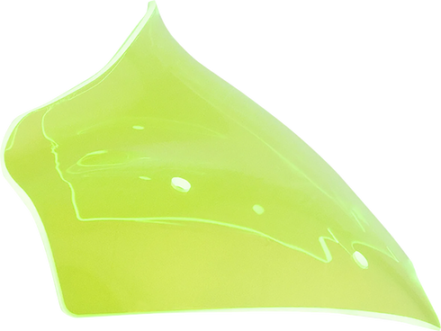KLOCK WERKS Kolor Flare™ Sport Windshield - 8" - Green Ice KWW-01-0753