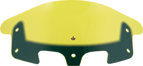 KLOCK WERKS Kolor Flare™ Windshield - 10" - Yellow Ice KWW-04-0633