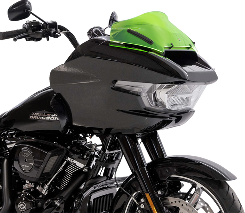 KLOCK WERKS Kolor Flare™ Sport Windshield - 8" - Green Ice KWW-01-0753