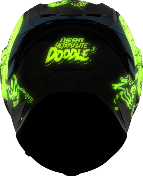 ICON Ultraflite Helmet - Doodle 3 - MIPS? - Blue - XL 0101-18065