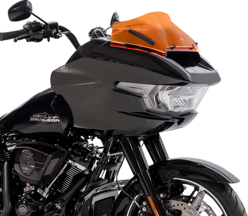 KLOCK WERKS Kolor Flare™ Sport Windshield - 8" - Orange Ice KWW-01-0751